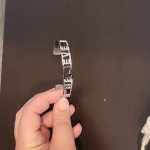 Silver Believe Bracelet